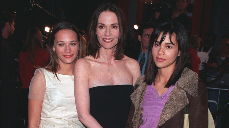 Rashida Jones, Peggy Lipton, and Kidada Jones at the Mod Squad premiere