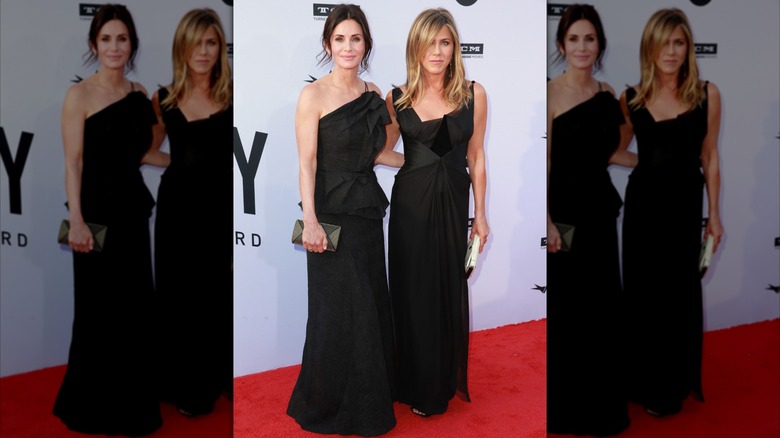 Jennifer Aniston and Courtney Cox in 2018
