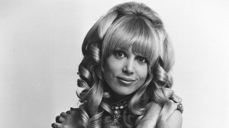 Pattie Boyd in a modeling shot from the '60s.