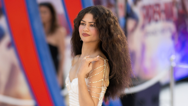 Zendaya with voluminous curls