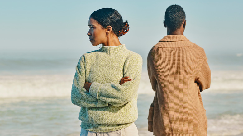 couple by the beach 
