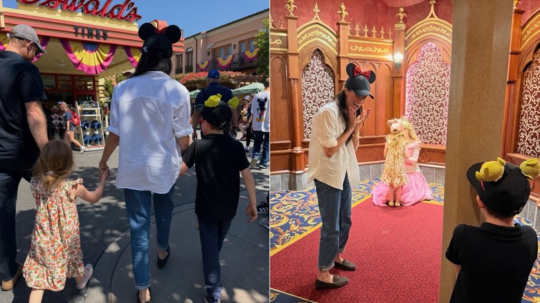 Meghan Markle and Lilibet at Disneyland.