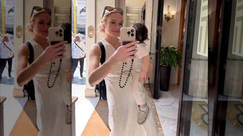 Lindsay Lohan takes a selfie with Luai