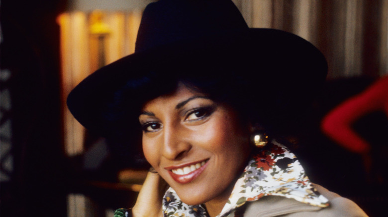 Pam Grier posing in Los Angeles in 1977