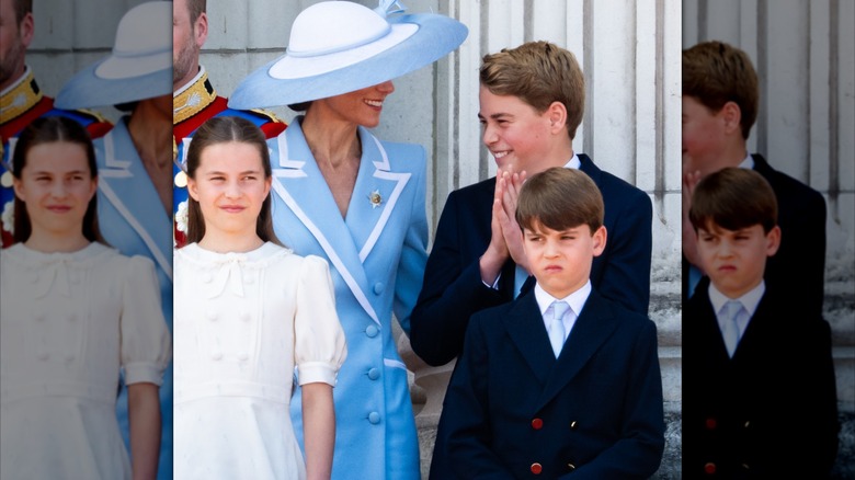 Kate Middleton in June 2026 with Charlotte, Louis, and George