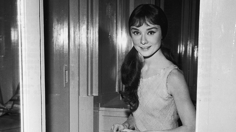 Audrey Hepburn smiles for a photo in the late 1950s
