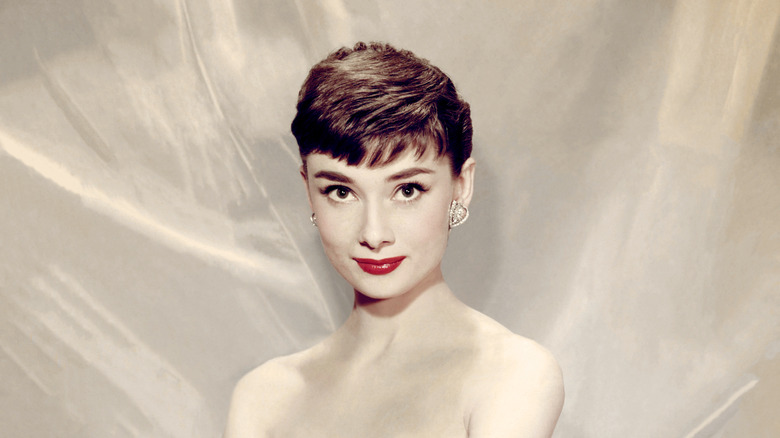 Audrey Hepburn poses for a portrait in the mid-'50s