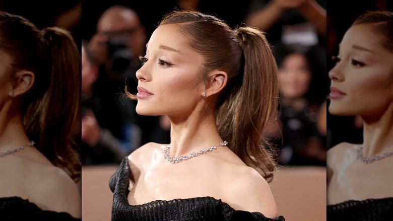 Ariana Grande attends the 83rd annual Golden Globe Awards at The Beverly Hilton on January 11, 2026