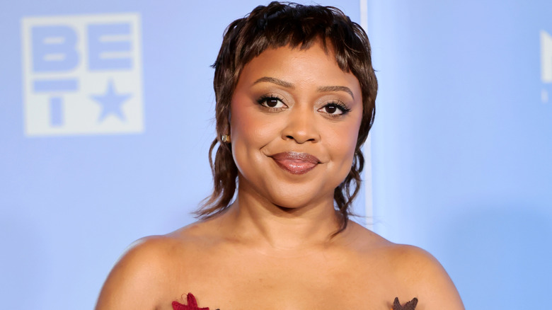 Quinta Brunson attends the 57th NAACP Image Awards at Pasadena Civic Auditorium on February 28, 2026 in Pasadena