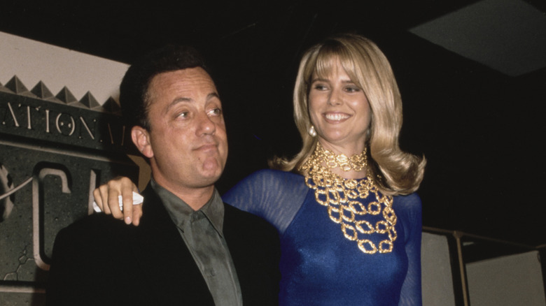 Billy Joel and Christie Brinkley smiling