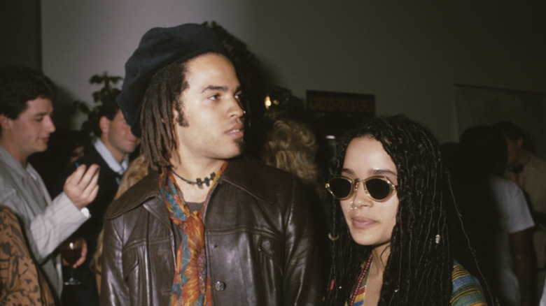 Lenny Kravitz and Lisa Bonet in 1987