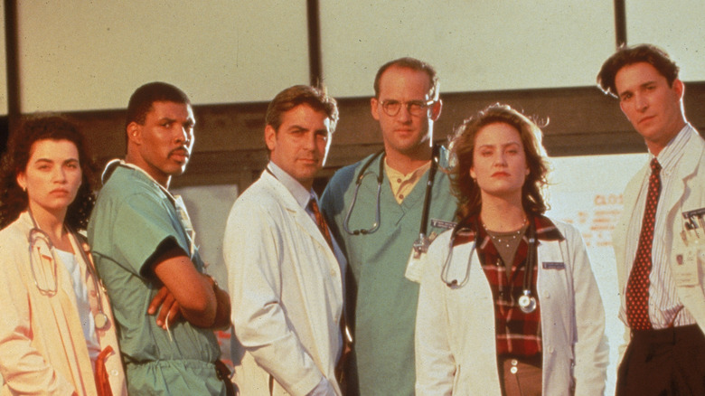 Portrait of the "ER" cast taken in the '90s