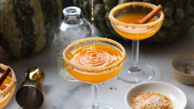 pumpkin vodka martini