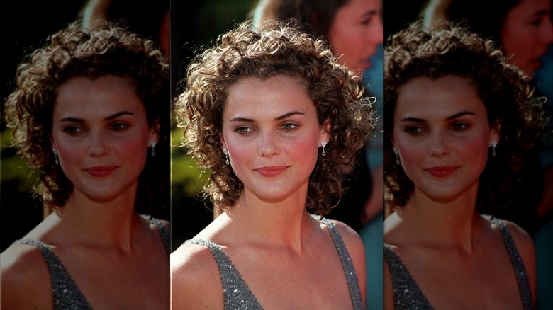 Keri Russell arrives at the 2000 Emmy Awards September 10, 2000