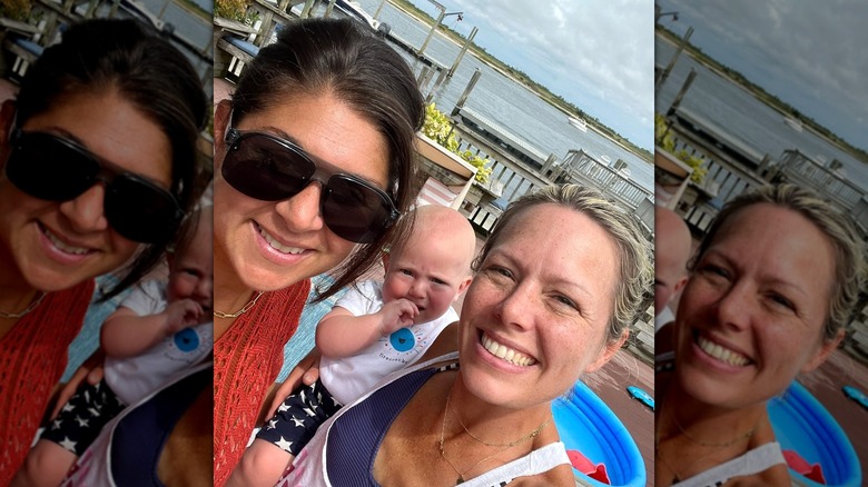 No-makeup Dylan Dreyer selfie with a friend