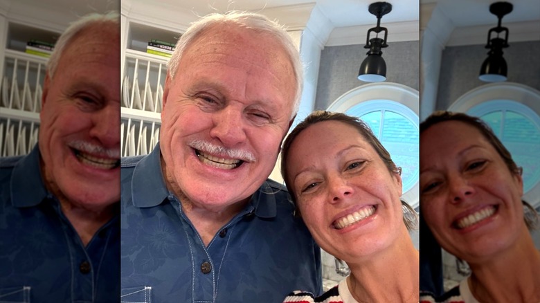 Dylan Dreyer selfie with her father