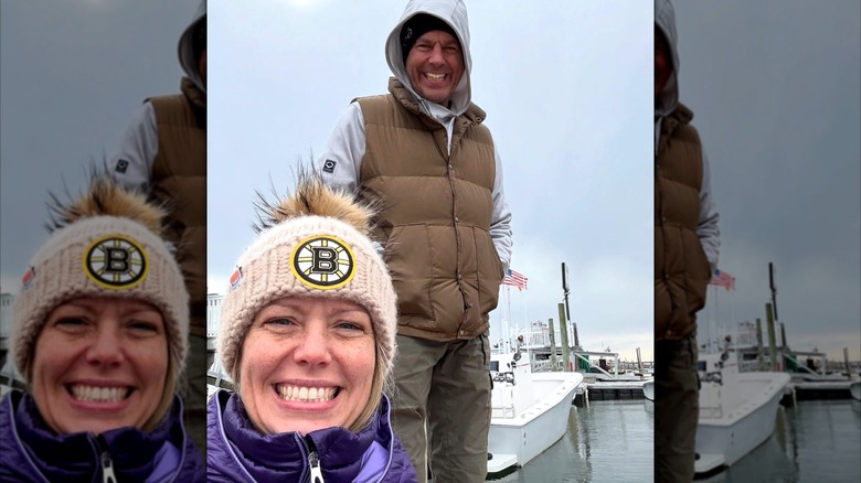 Dylan Dreyer selfie with her brother