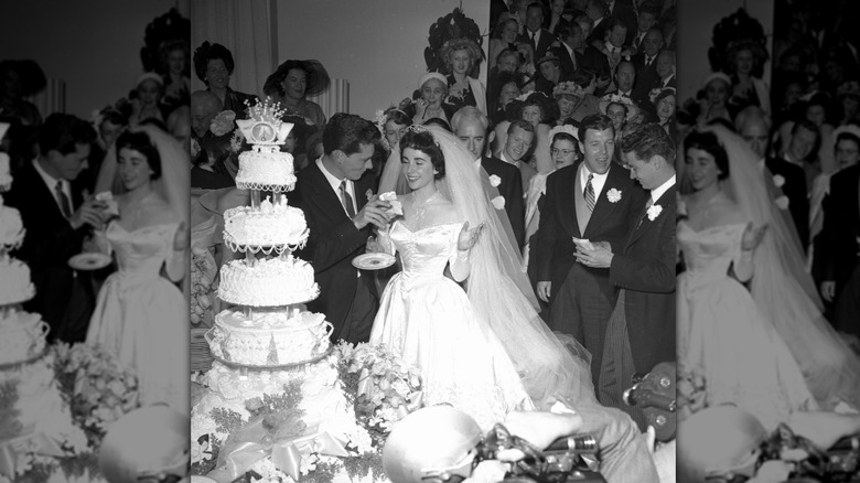 Elizabeth Taylor and Conrad Hilton's Wedding, 1950