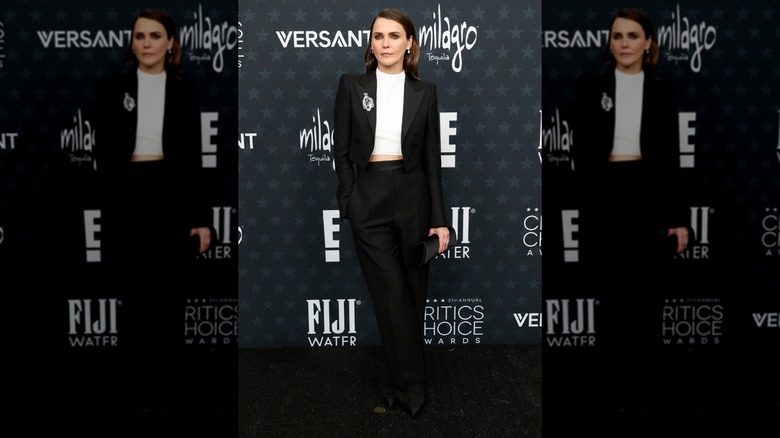 Keri Russell attends the 31st Annual Critics Choice Awards at Barker Hangar on January 04, 2026