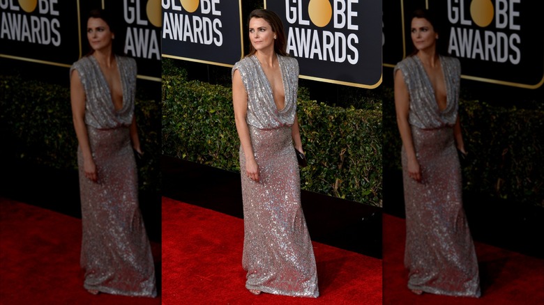 Keri Russell at the 2019 Golden Globe Awards at the Beverly Hilton Hotel