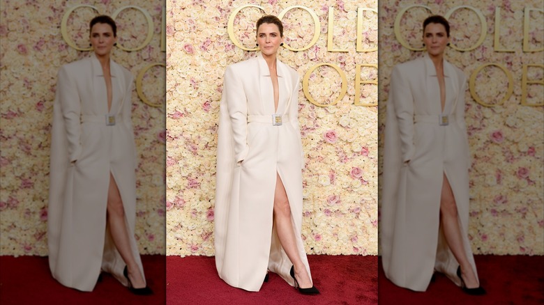 Keri Russell attends the 82nd Annual Golden Globe Awards at The Beverly Hilton on January 05, 2025 in Beverly Hills