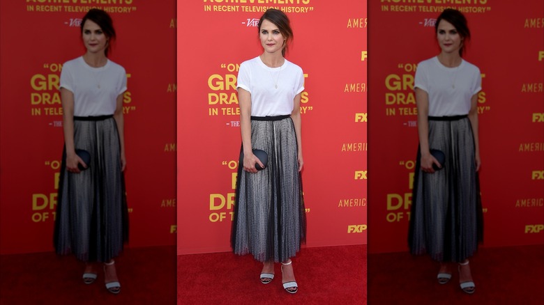 Keri Russell arrives to the 'The Americans' FYC Red Carpet on May 30, 2018 in Hollywood