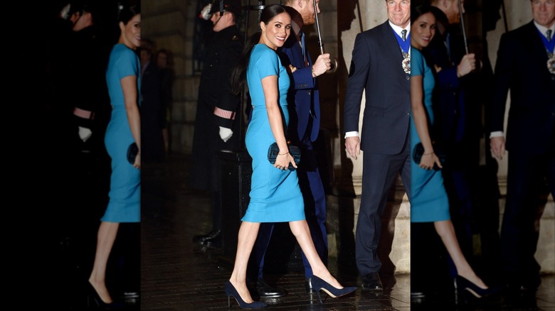 Meghan Markle and Prince Harry at the annual Endeavour Fund Awards at Mansion House in London in March 2020