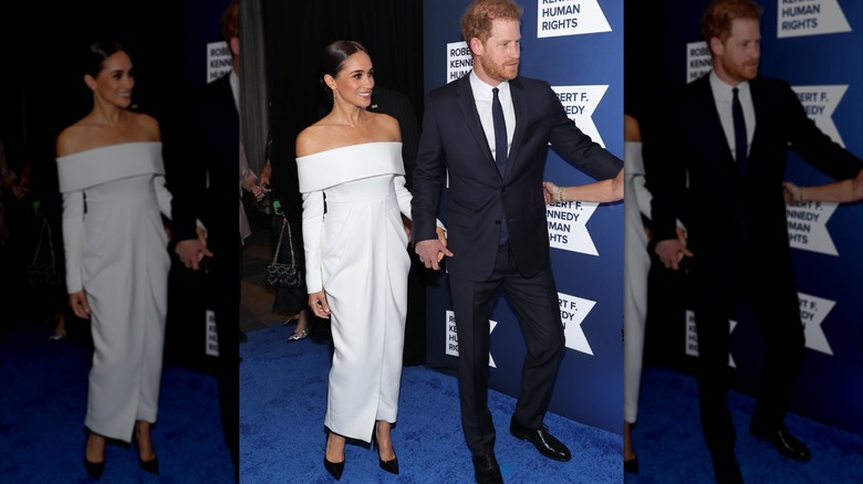 Meghan Markle and Prince Harry at the 2022 Robert F. Kennedy Human Rights Ripple of Hope Gala in New York City in December 2022