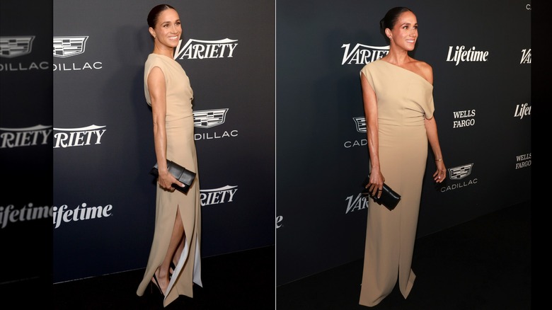 Side by side: Meghan Markle attends the 2023 Variety Power of Women event in Los Angeles in November 2023