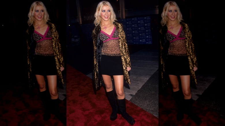 Christina Aguilera at the MTV Video Music Awards in 1999