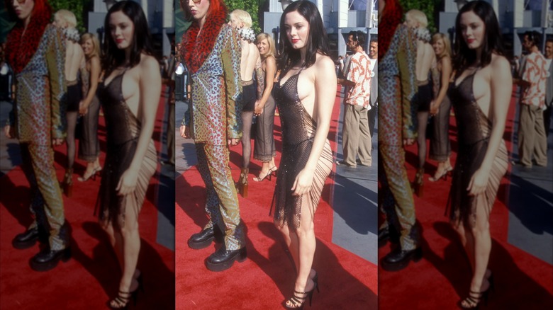 Rose McGowan at the MTV Video Music Awards in 1998