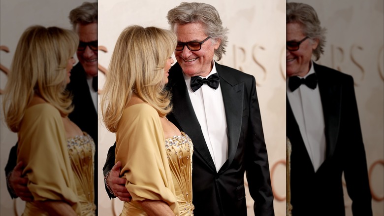 Goldie Hawn and Kurt Russell attend the 97th Annual Oscars at Dolby Theatre on March 2, 2025