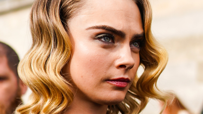 Cara Delevingne at Fashion Week