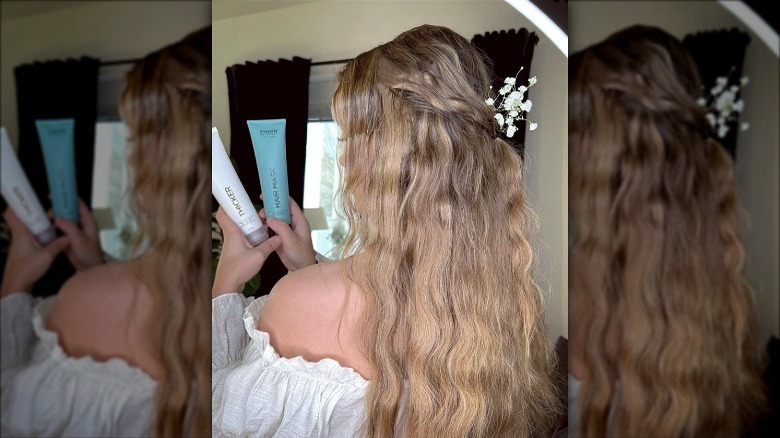 Waved hairstyle
