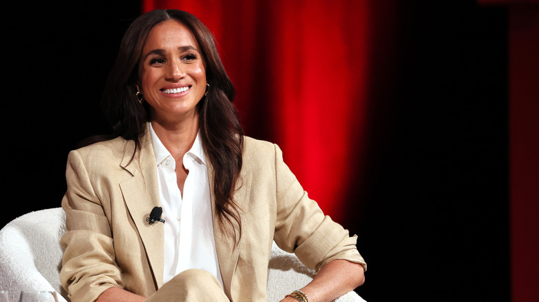 Meghan Markle smiling