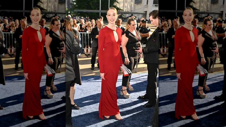 Ella Beatty arrives to the 77th Annual Tony Awards at the David H. Koch Theater at Lincoln Center on June 16, 2024