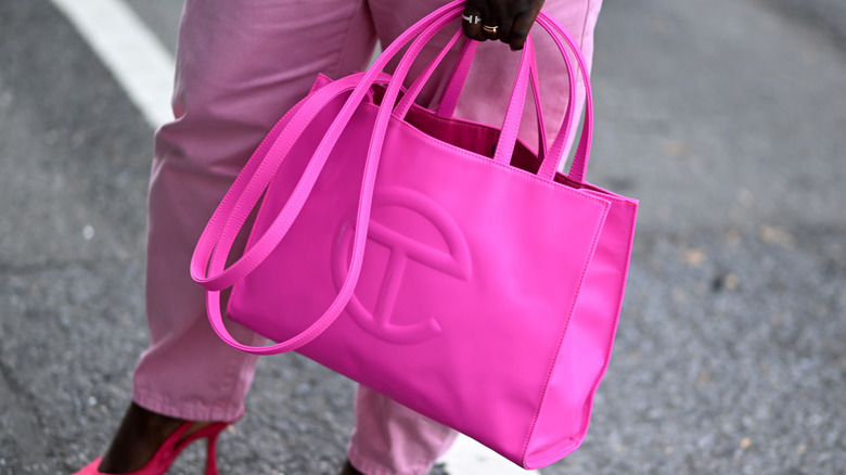 Hot pink Telfar bag