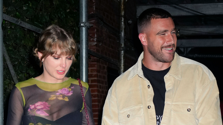 Taylor Swift and Travis Kelce on a night out