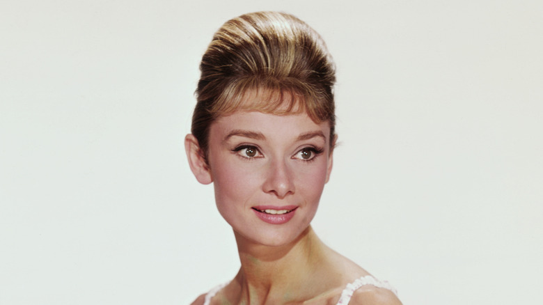 Audrey Hepburn posing