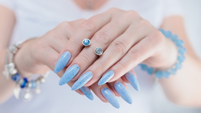 3,965 Blue Nails Stock Photos, High-Res Pictures, and Images - Getty Images