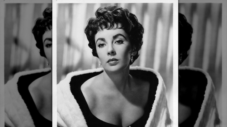 Elizabeth Taylor as Louise in a portrait for "Rhapsody"