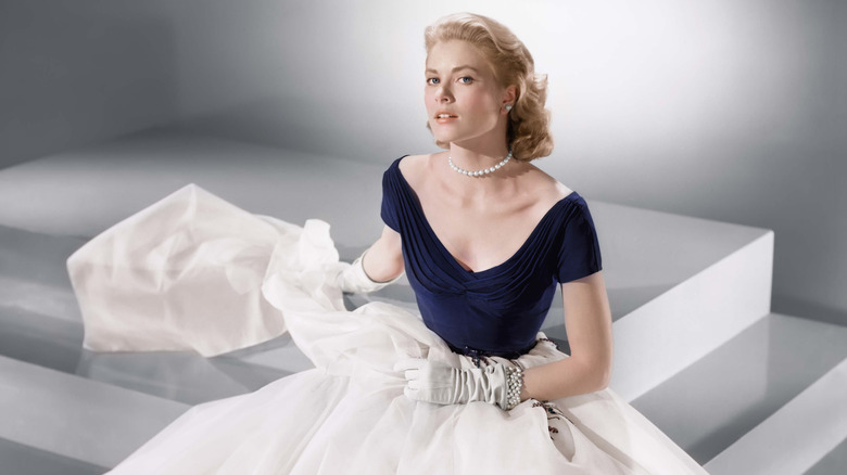 Grace Kelly in promotional shots for "Rear Window"