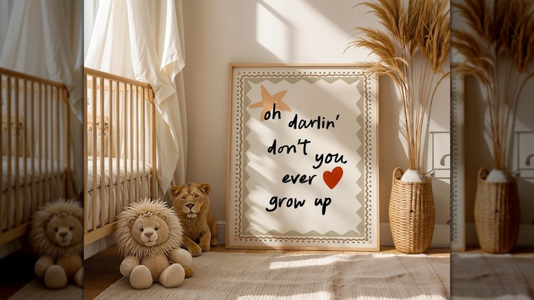 Nursery with Taylor Swift lyrics