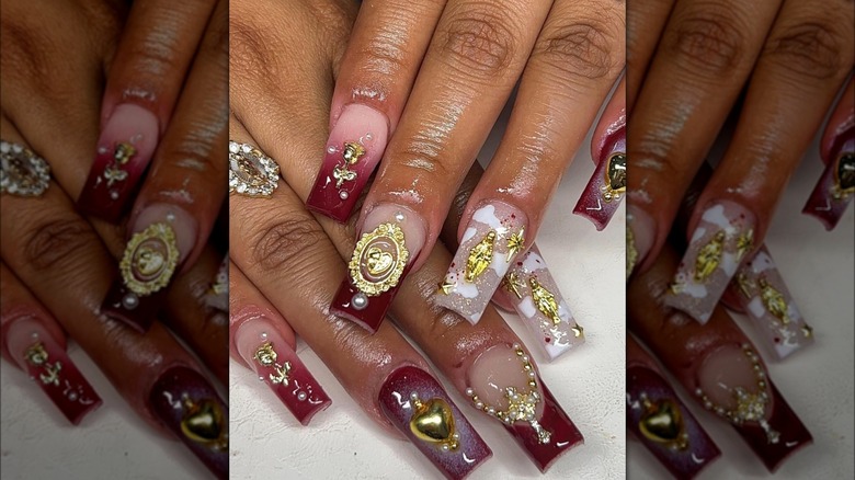 Baroque Nails Are a Must-Know Trend for Mani Maximalists