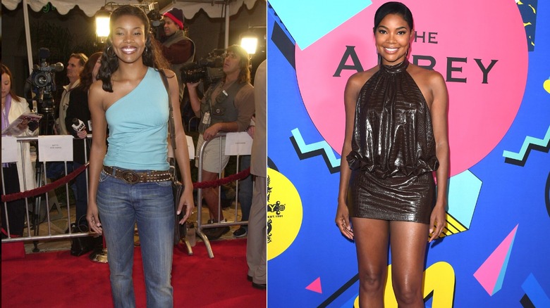 gabrielle union at the saving silverman premiere in 2001 & at an event in west hollywood in may 2026