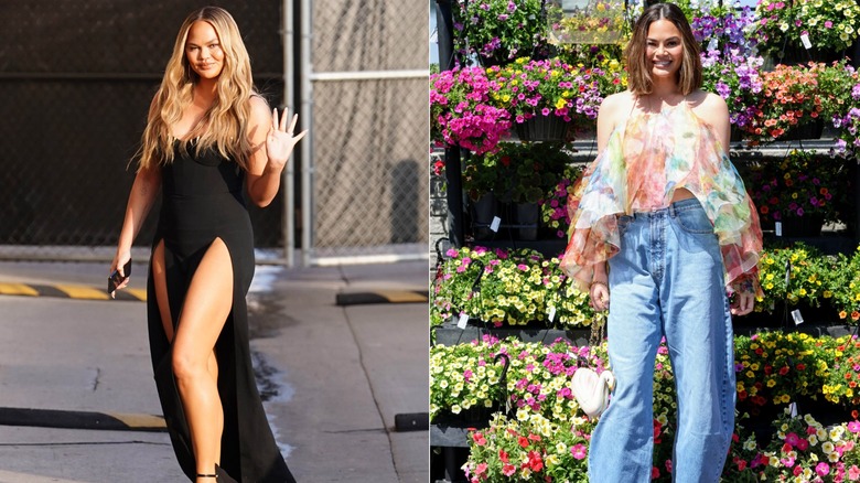 Chrissy Teigen in 2021 and 2026