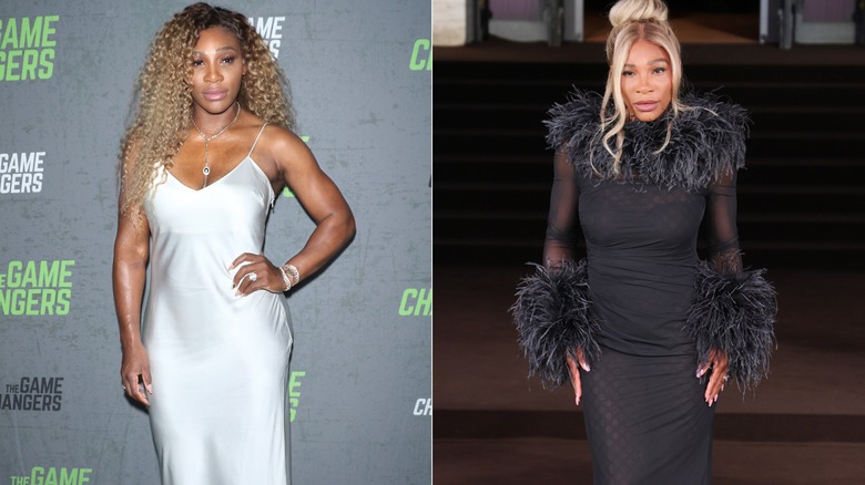 Serena Williams in 2019 and 2025