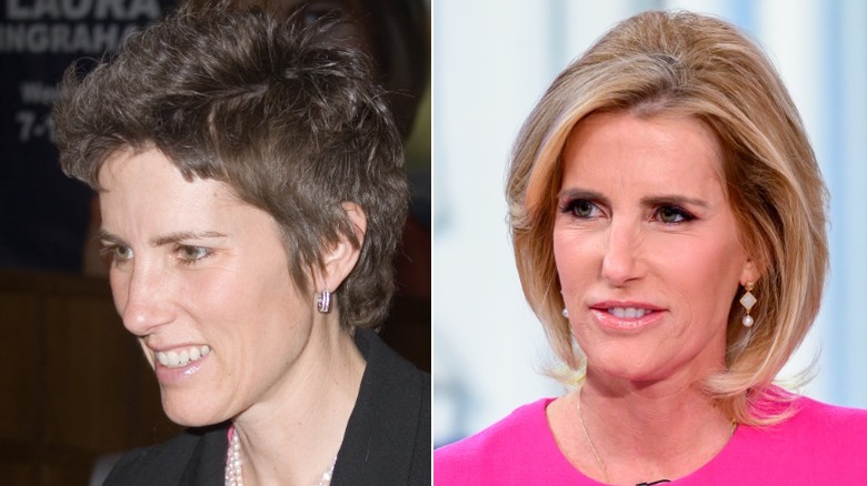 Laura Ingraham in 2006 and 18 years later on Fox News