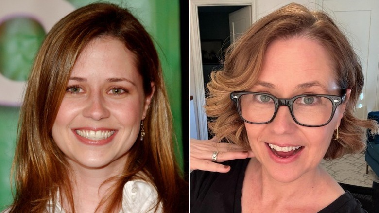 Jenna Fischer in 2005 and 2026