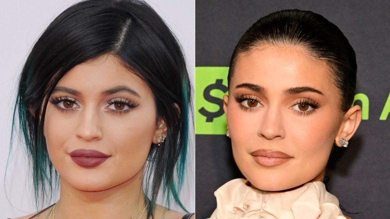 Kylie Jenner in 2014 and 2026